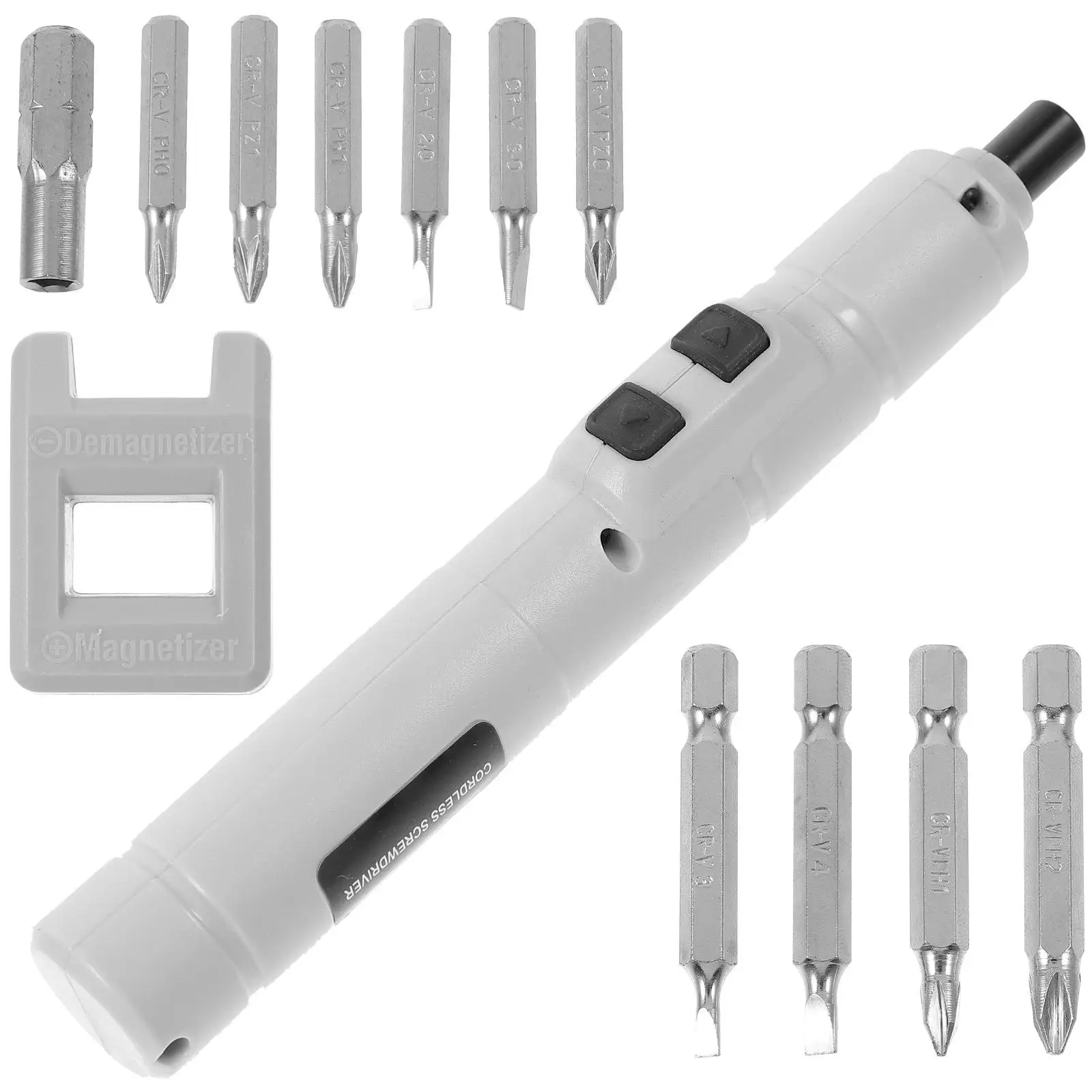 10pcs Electric Screwdriver Set Cordless Lightweight 36V 1100mA Mini Portable Tool for Repair Work