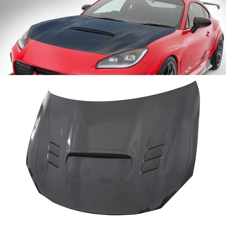 

Carbon Fiber Engine Hood for Gr86 Subaru BRZ Engine Cover WRC Style Carbon Bonnet Hood 2022+