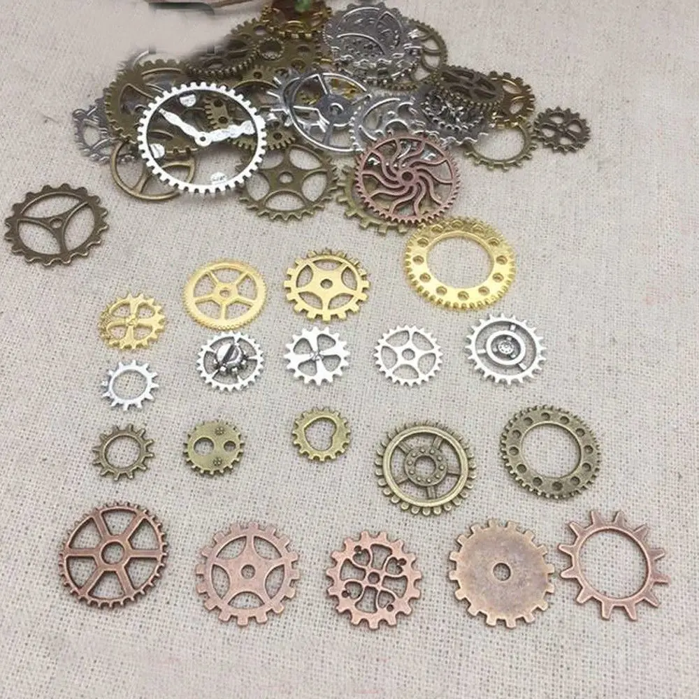 Fashion Jewelry Charms Mixed Vintage Making Craft Arts Jewelry Cogs & Gears Watch Parts Steampunk