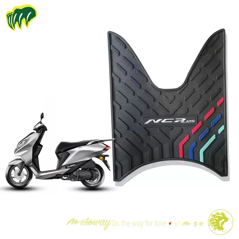 

For WUYANG Honda NCR125 WH125T-9E Rubber Foot Skid Pad Floor Mat Carpet Motorcycle Mats Pedal Anti-skid Water Proof High Fit