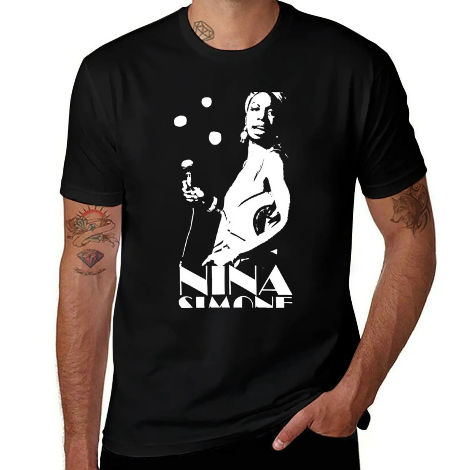 

Nina Simone T-Shirt t shirts for man graphic funny essential t shirt T-Shirt