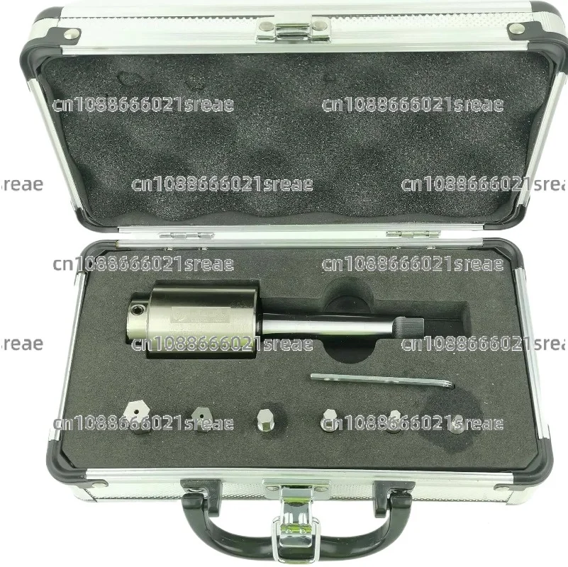 

6 Heads Rotary Hexagon Hole Broach Tool Kit KC-CX08P3 With Morse 3# Holder