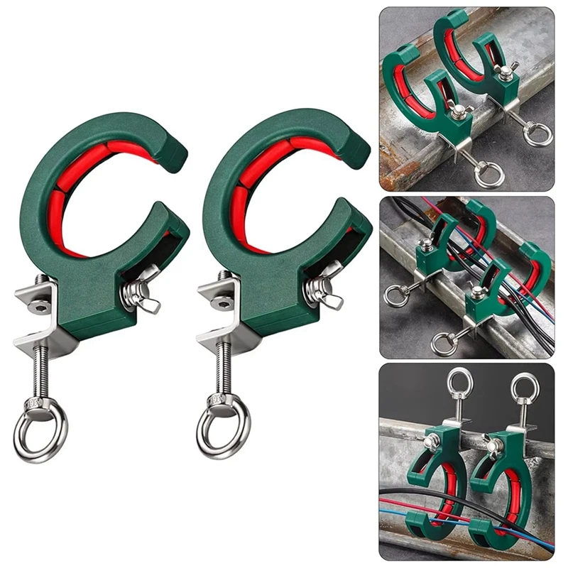 ABKJ-Cable Tray Pulley Roller Cable Laying Pulley Aid Adjustable Clamping Pulleys For Efficient Conductor Fixing