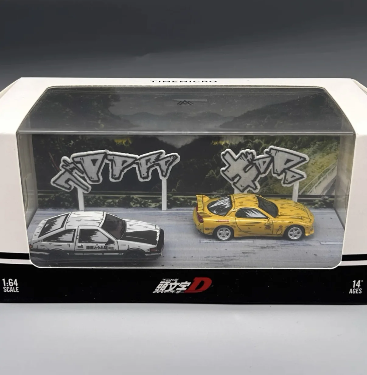 timemicro-1-64-ae86-rx7-character-d-version-bande-dessinee-modele-en-alliage-a-double-voiture