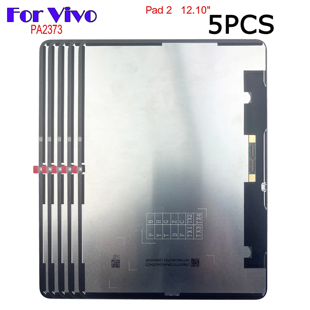 

5PCS 12.10" AAA+ For Vivo Pad2 Pad 2 12.1" PA2373 LCD Display Touch Screen Digitizer Glass Assembly Repair Parts