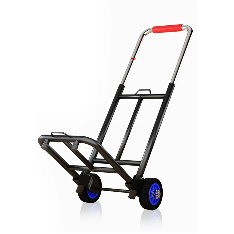 

Малая складная тележка для дома, для покупок, легкая тележка для багажа, грузовая тележка на колесах, портативная