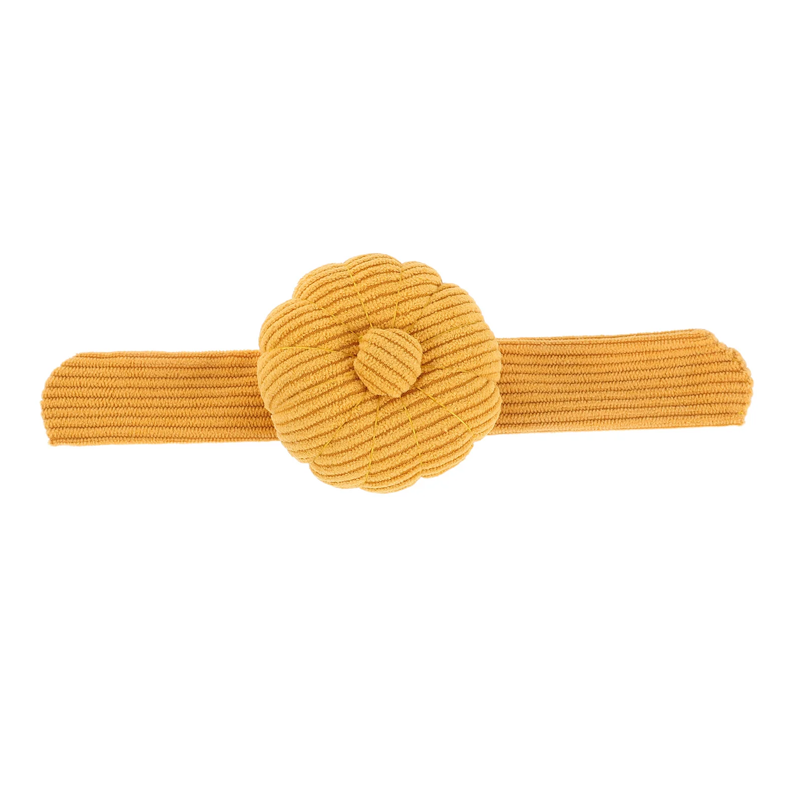 

Wrist Pin Cushion Pumpkin Shaped Slap Bracelet Soft Corduroy Sewing Quilting Needlework Needles Holder Craft Accessories