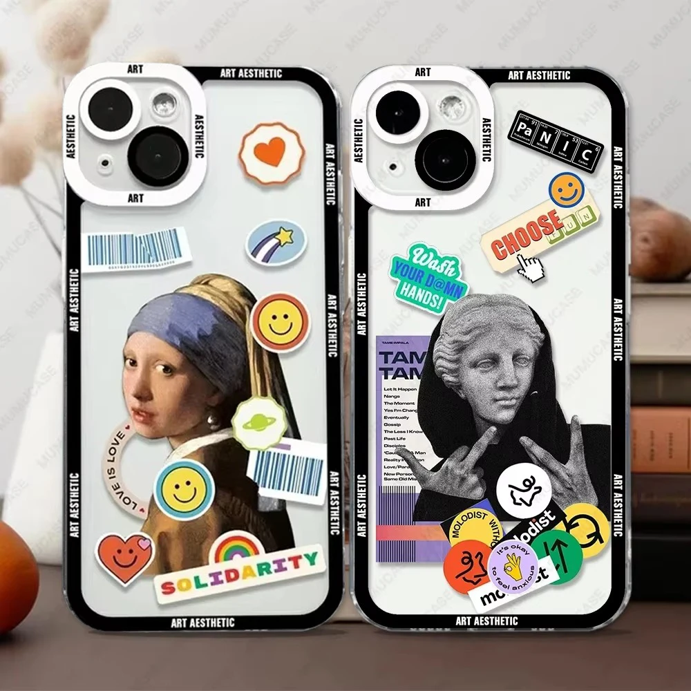 

Эстетический чехол David Great Art для Xiaomi 14T 13T 12T 11T 10T 13 14 12 11 Lite 5G NE POCO F6 X6 Pro X3 NFC X5 X4 GT F3 F4 F5 M6