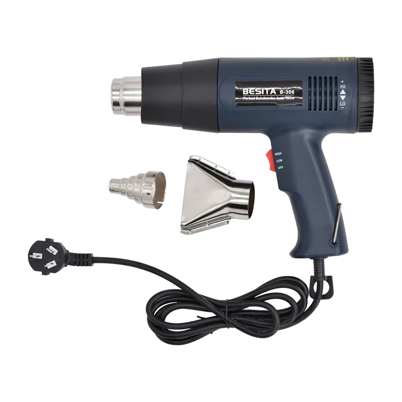 

Промышленный 600 ℃ Бесступенчатая регулировка скорости воздуха, тепловая пушка, электрическая термоусадочная сушилка с горячим воздухом