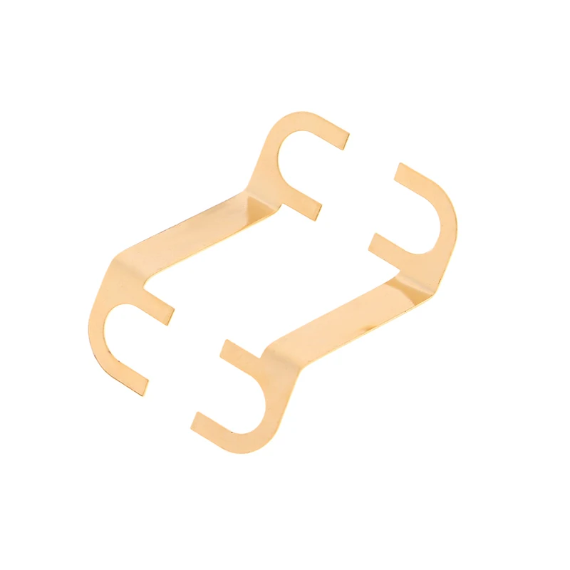 1Pair Speaker Pure Copper Connection Piece Four Column Double Line Sound DIY Audio Junction Box Straight Piece Thick Copper image 4
