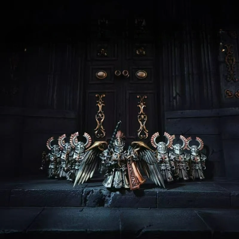 Paladin Magnetic Detachable Metal Figurine Desktop Decoration Copper Pendant Handle Figurine Cultural And Creative Souvenir