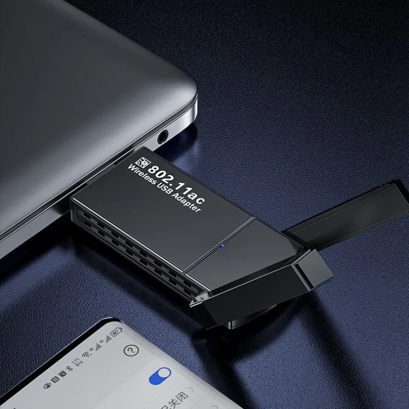 

Двухдиапазонный USB 3.0 WIFI 1300 Мбит/с приемник сигнала настольный Ethernet-адаптер сетевая карта для ПК компьютера