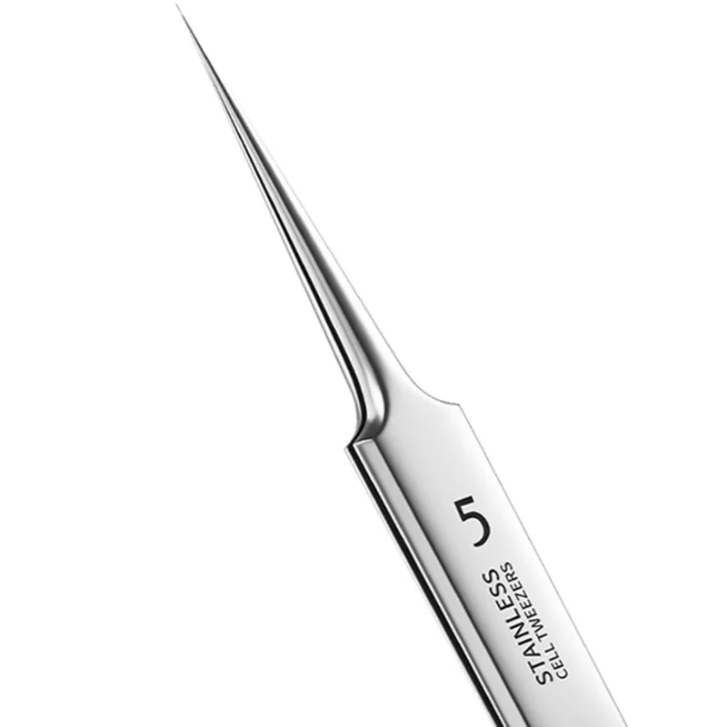 Alemão Ultra-Fine Blackhead Removedor Clip Tweezers, Ferramenta de Agulha Acne, Espinhas Celulares, Beleza e Saúde, Salão Especial, No. 5