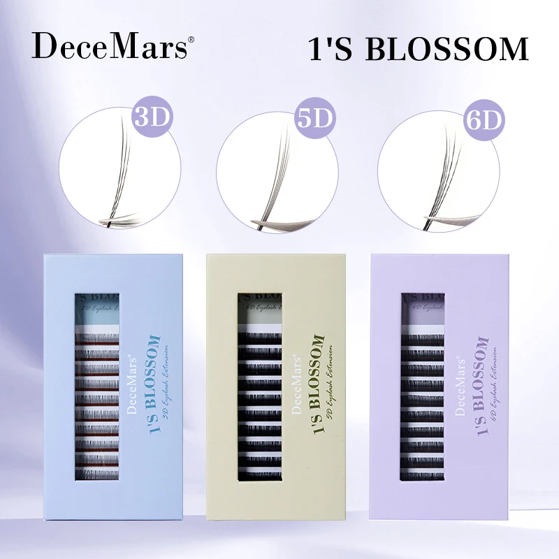 DeceMars 1'S Blossom 3D 5D 6D Wimpernverlängerung für Make-up
