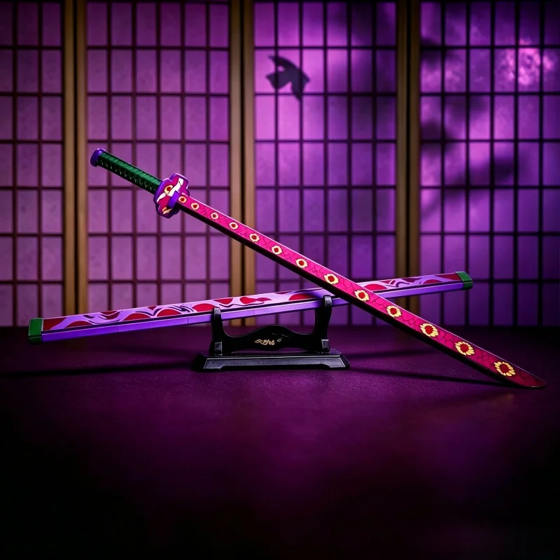 

2026 Character Same Style Samurai Sword Building Blocks Model With Stand Desktop Ornament Collectible Creative Assembly Toy