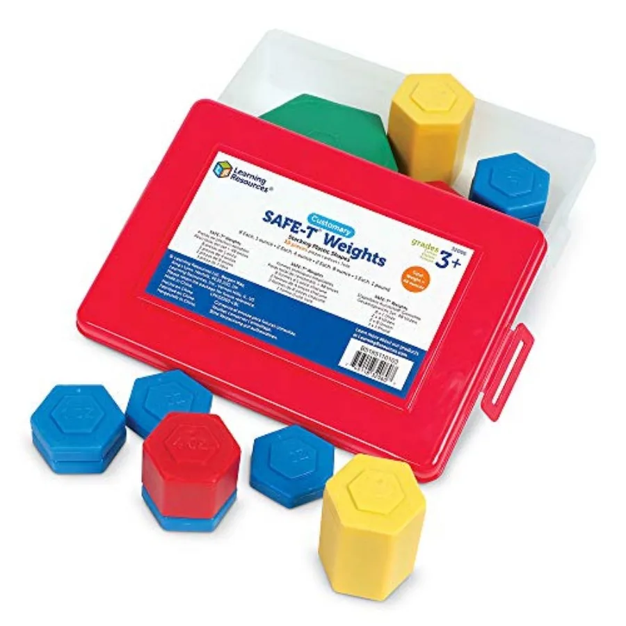 

Customary SAFE-T Weight Set 13 Pieces Including 1oz 2oz 8oz and 1lb Weights