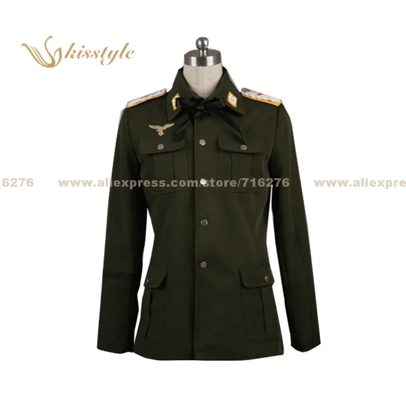 

Kisstyle Fashion Strike Witches Minna Dietrich Wilcke Furstin Uniform COS Clothing Cosplay Costume,Customized Accepted