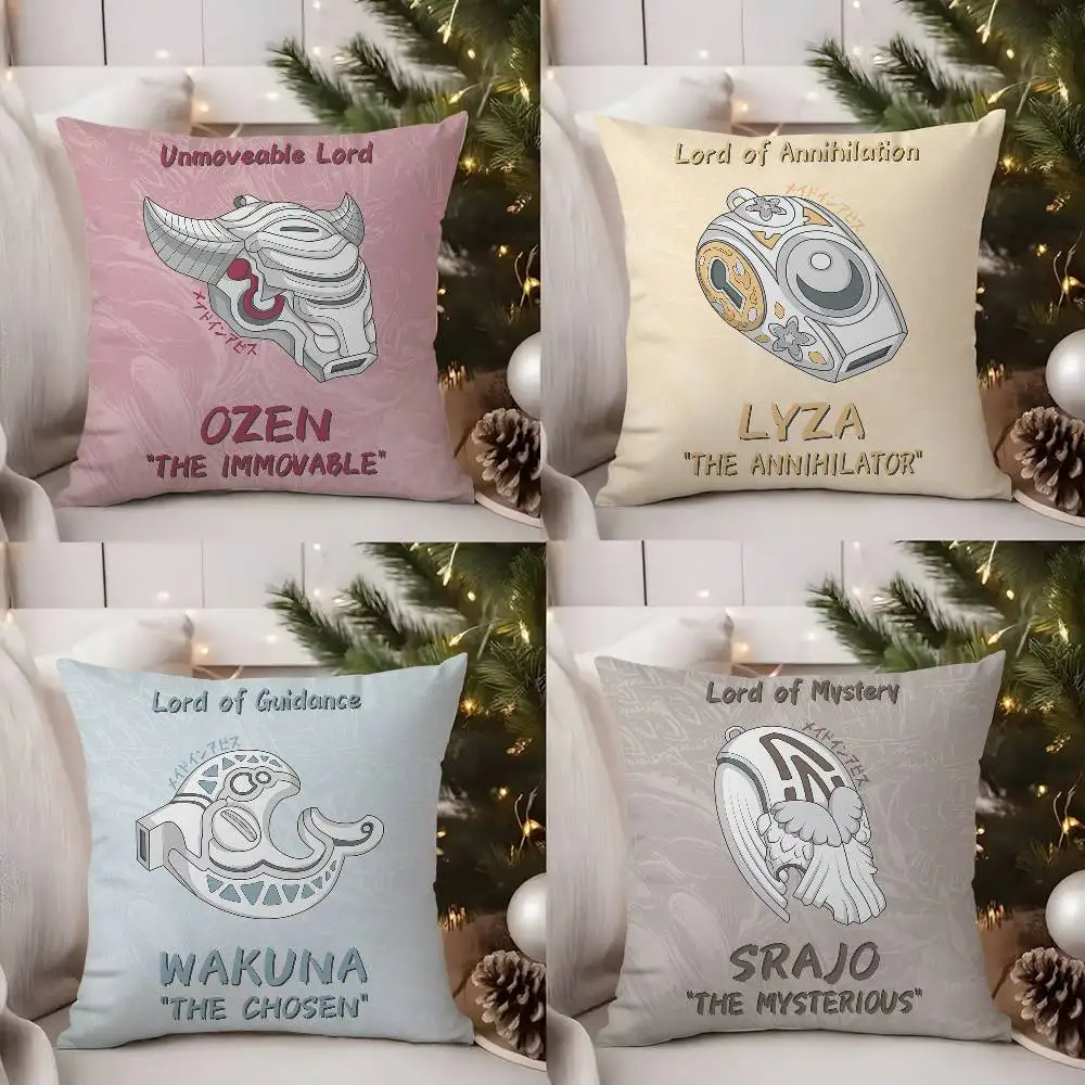 

M-Made In A-Abyss Pillow Case Office Sofa Dorm Chair Back Short Plush Double-sided Printing Home Cushion Cover