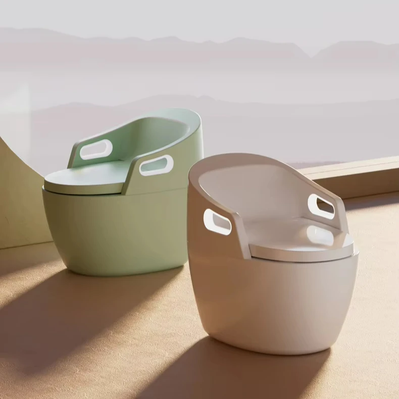 Safety-Enhanced Intelligent Smart Toilet With Support Handles Big Size Auto Open Fully Automatic For Elderly Or Pregnant Women