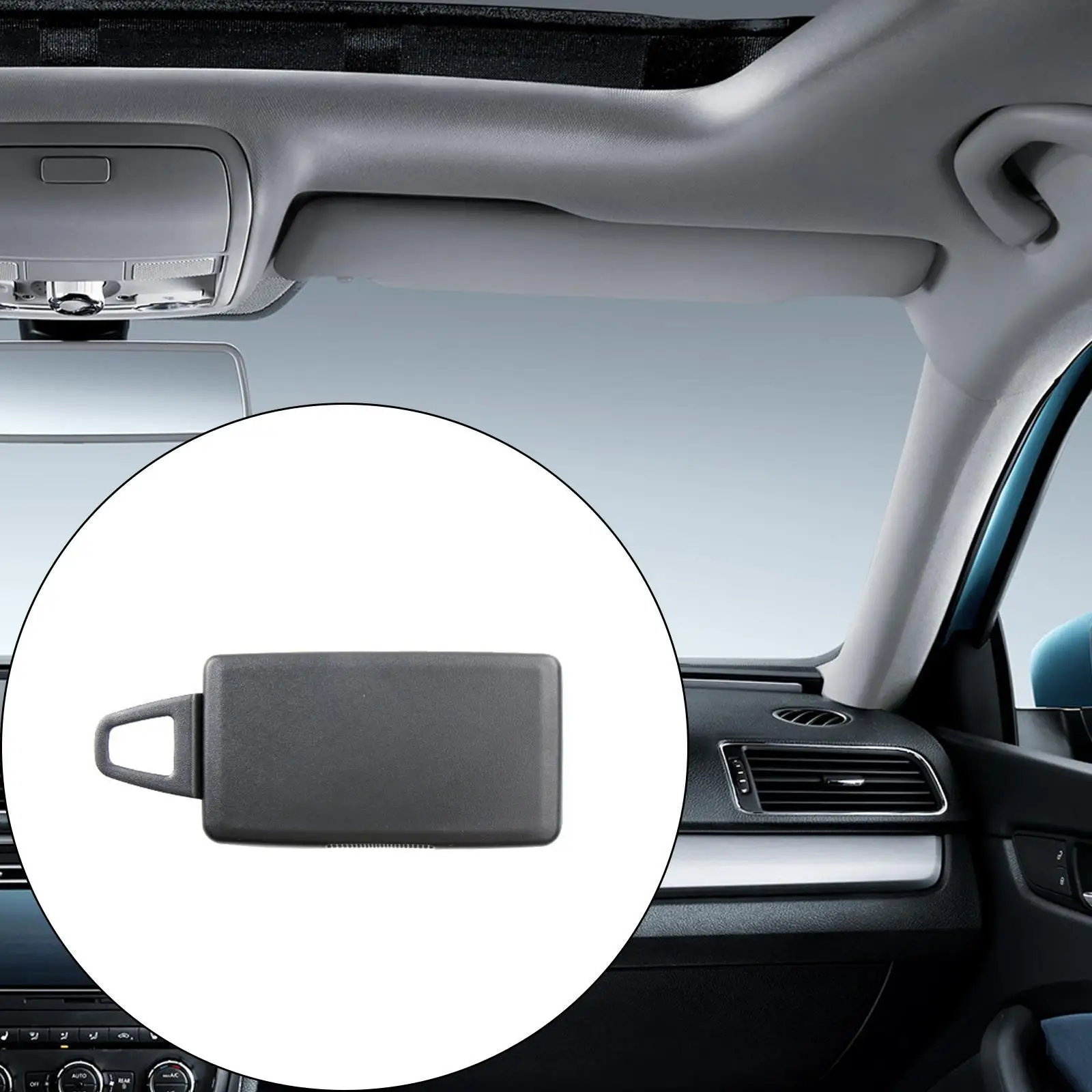 

Durable Plastic Sun Visor Mirror Cover Car Interior Accessory Protective Replacement for Benz C-class W206