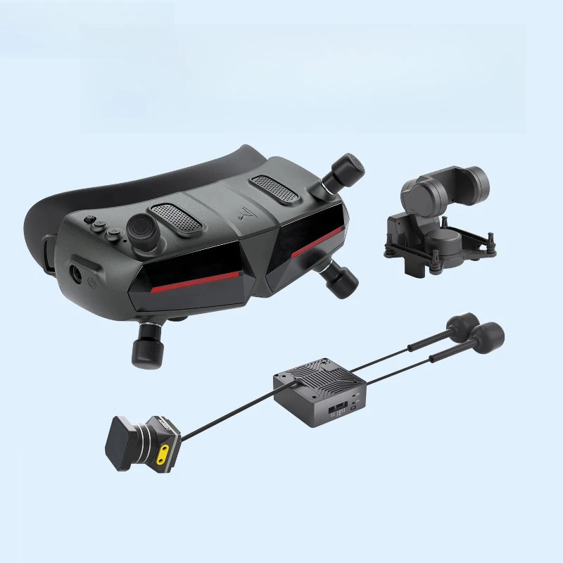 Glasses Moonlight 4K picture transmission gimbal model aircraft car model set