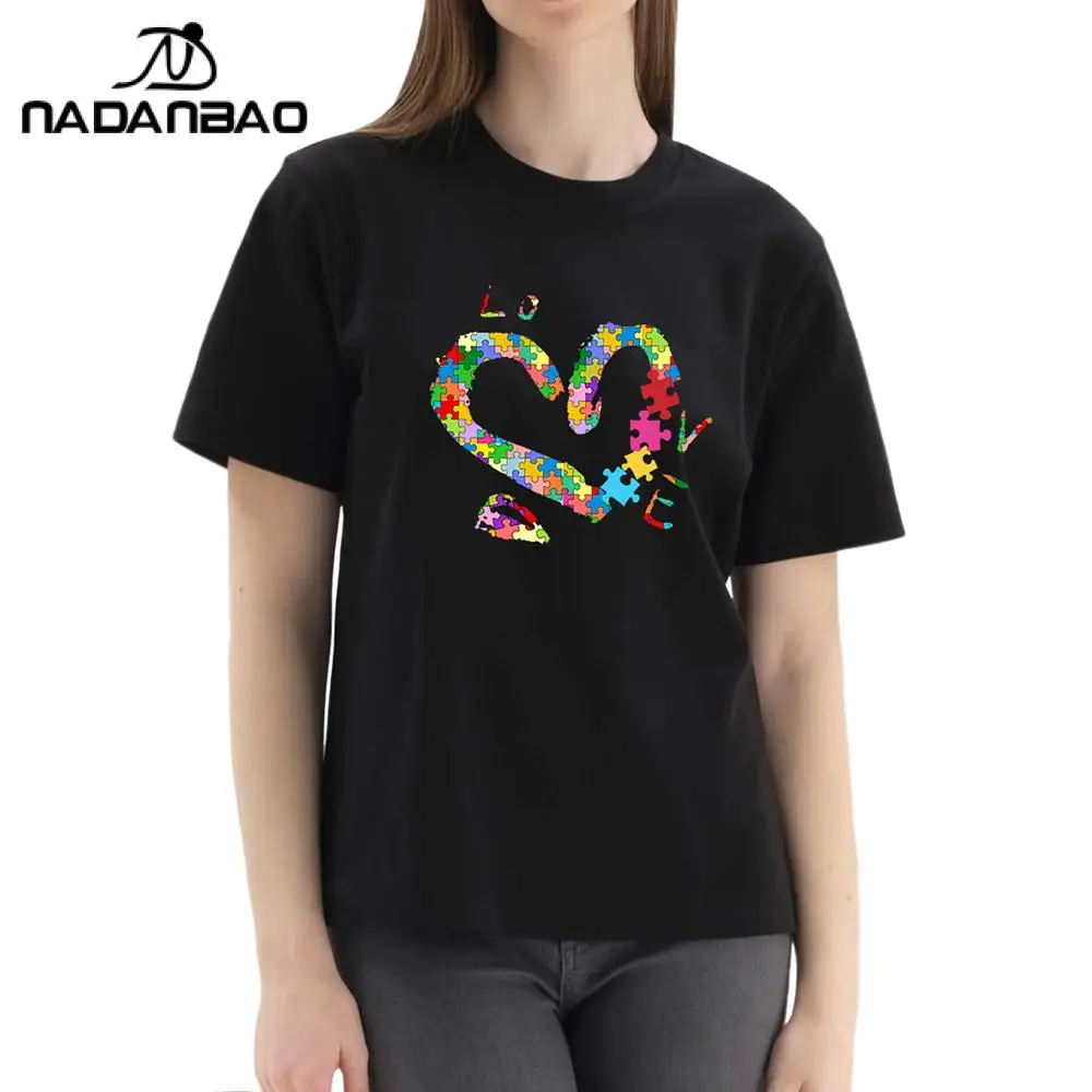 Nadanbao God Love Me Too Letter Print Shirt Female Rainbow T-Shirt Lgbt Pride Month Bisexual T-Shirt Summer Clothes Graphic Tee