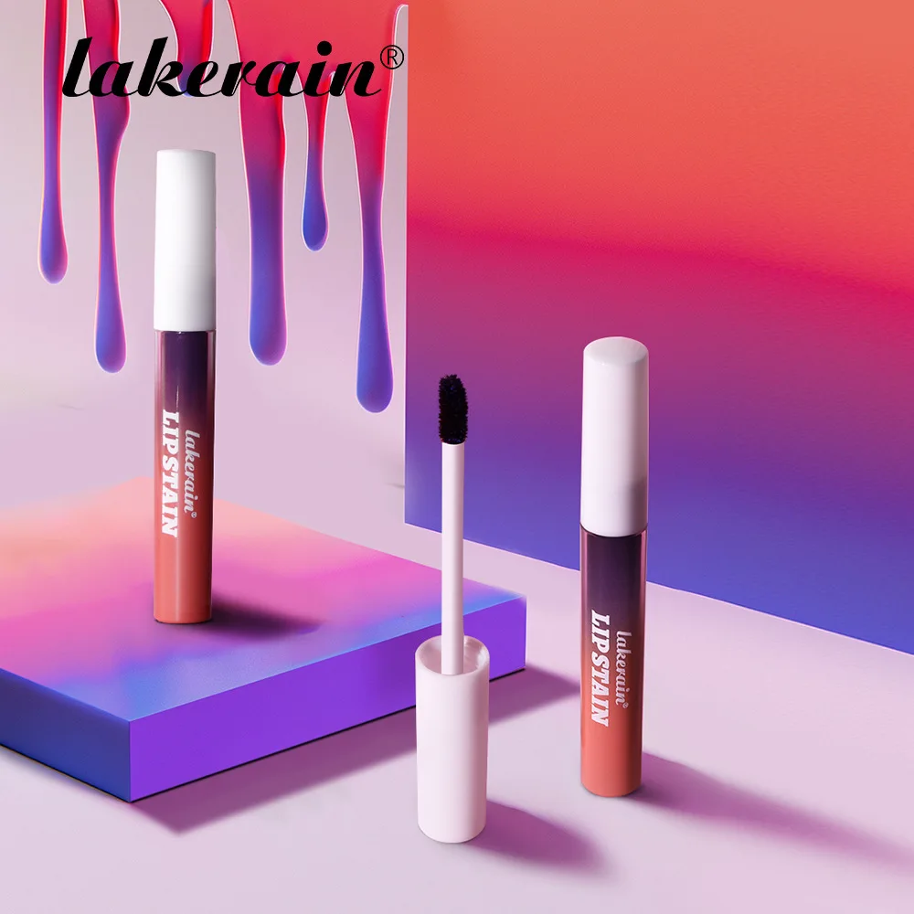 ピールオフタトゥーリップグロスピール口紅、長持ちする防水色あせなし転写耐性のあるナチュラルリップティントメイクアップ女性用