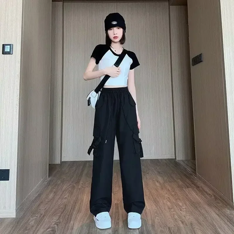 Joggingbroek Sport Joggers Casual Jogging Fitnessbroek voor Dames Rechte pijpen Damesbroek Jaren 90 Trends 2025 Y2k Streetwear Xxl