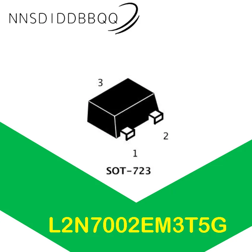 20PCS/lot L2N7002EM3T5G MOSFET Transistor SOT-723 N-channel 60V 115mA 7.5Ω@10V