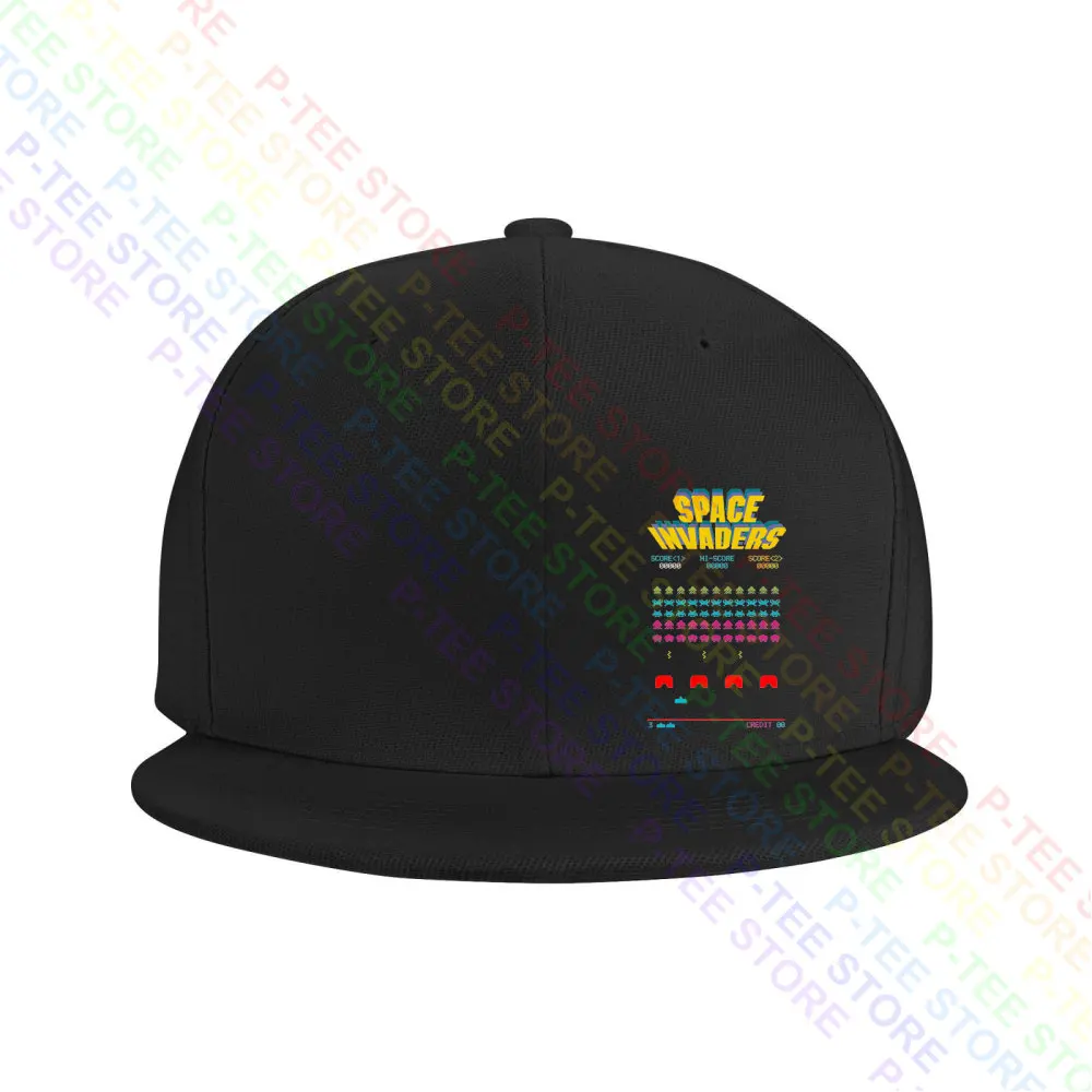 Space Invaders gorra de béisbol Arcade grande, Snapback, sombrero de cubo de punto