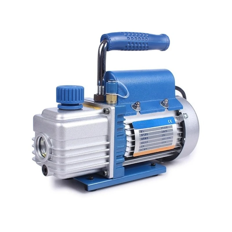 Rotary Vane Vacuum Pump Air Conditioner Maintenance Evacuation Pump for Lab Filtration R410 Refrigerant Vacuum Extraction