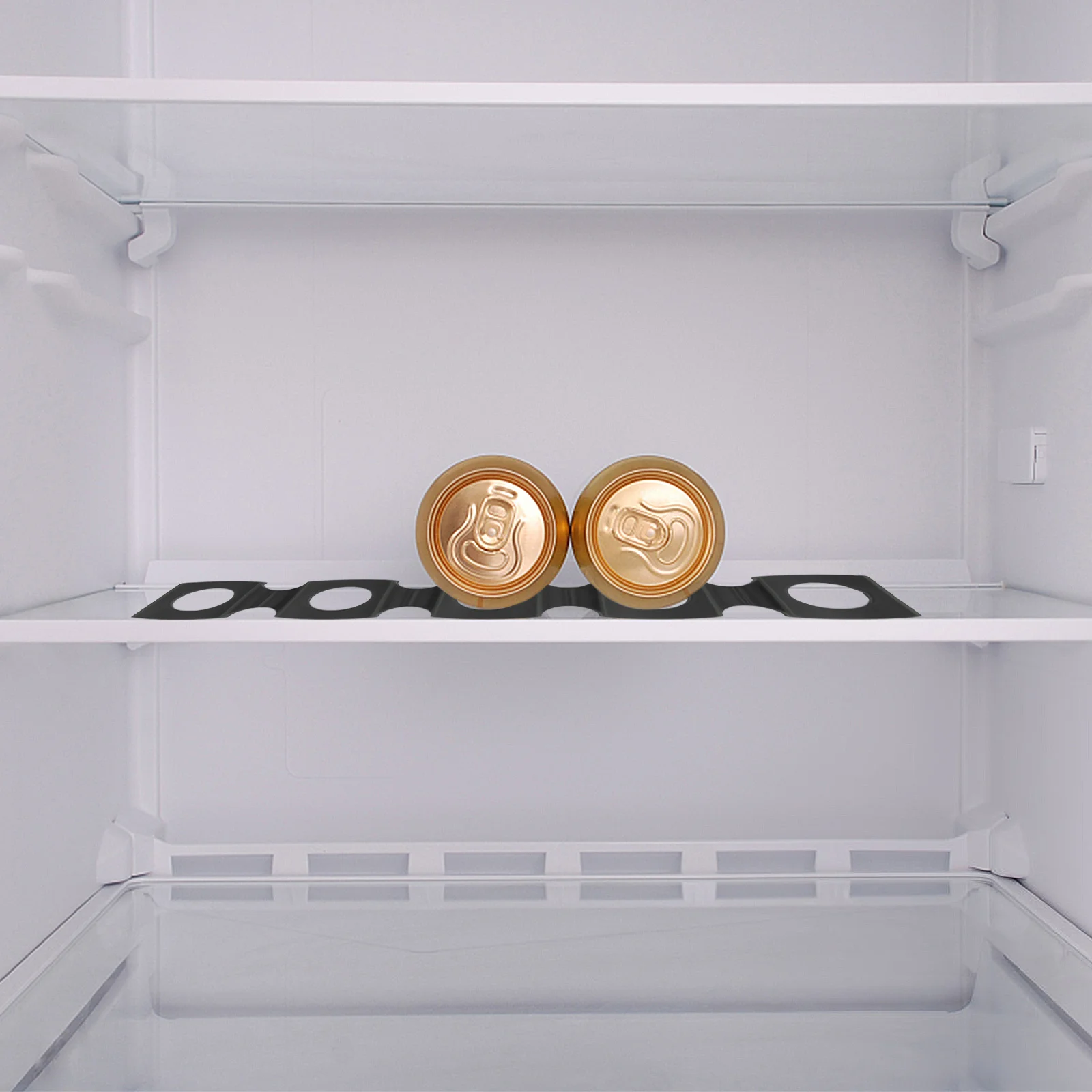 

2pcs Silicone Refrigerator Storage Mat Can Beverage Beer Rack Holder Fridge Shelf Drink Bottle Organizer Tin Can Storage Pad