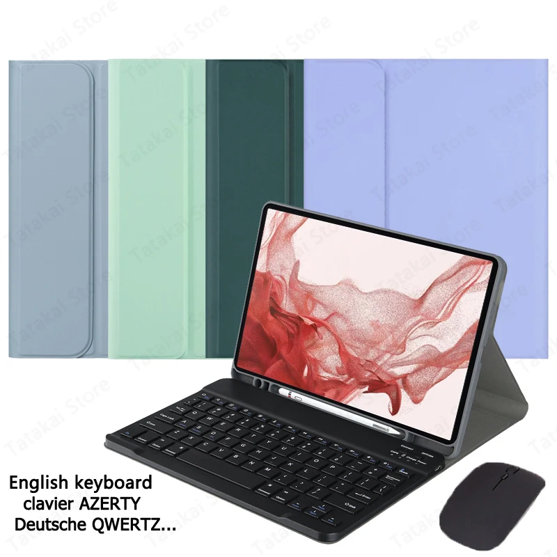 

Clavier AZERTY for Coque Samsung Galaxy Tab S9 Case Tastatur Deutsch QWERTZ for Galaxy Tab S9 Case 11 inch SM-X710 X716B X718U