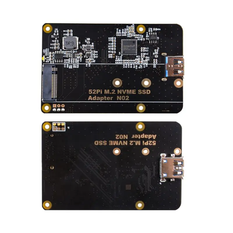 Raspberry Pi 4 Model B M.2 NVME SSD Hard Drive Storage USB Expansion Board