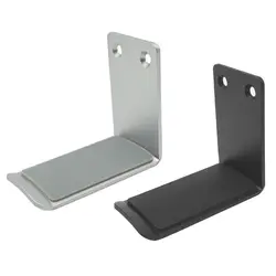 T8wc metal portátil suporte de fone ouvido desktop montagem na parede pendurado gancho liga alumínio suporte cabide para fone ouvido