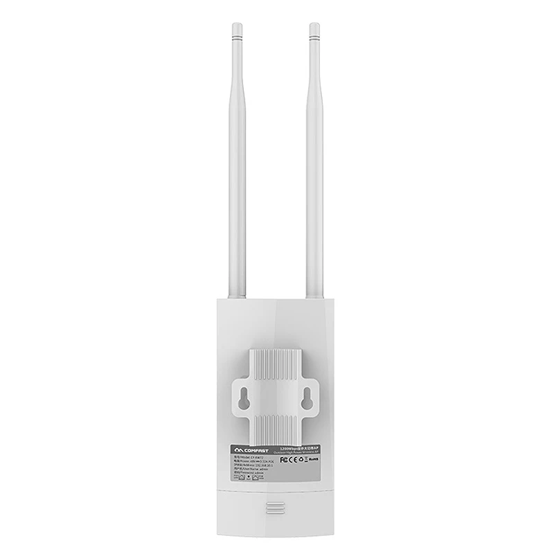 COMFAST Outdoor WiFi Router 1200Mbps Dual Band 5G Router High Power Outdoor AP Wireless WiFi Router Waterproof - EU Plug