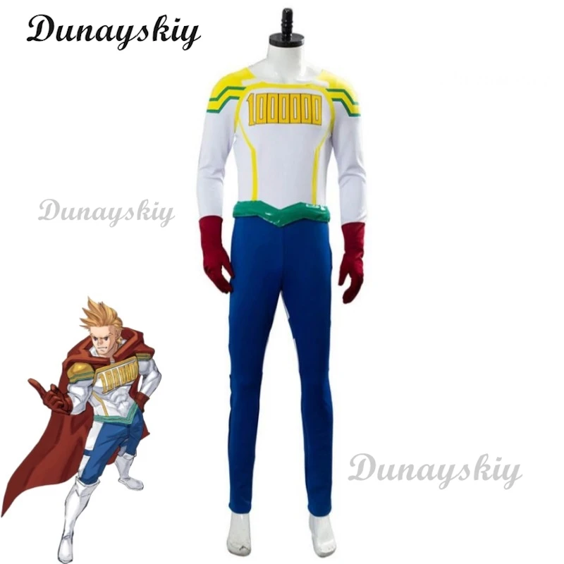 Boku no Cosplay Mirio Togata Lemillion Cosplay Costume Million Toogata Mirio Outfit Cloak Halloween Carnival