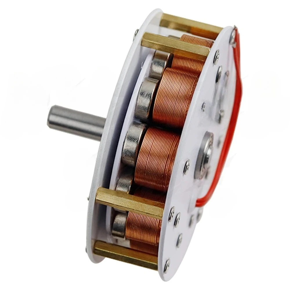 

50W 24V Strong Magnetic Low Speed Multi-pole Three-phase Ac Generator 100-650rpm 85mm*25mm Mini Disc Iron Core Generator