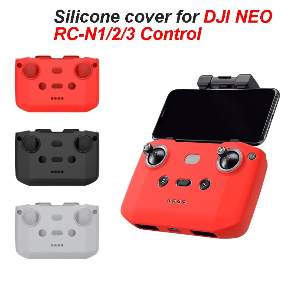 Shookproof Drone Remote Control Case Anti-bump Dust-proof Protective Cover Durable Silicone Drone Accessories for DJI RC-N1/2/3