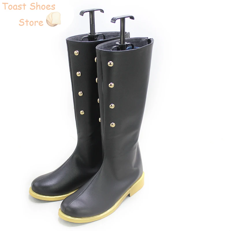 Spiel Ensemble Sterne Sakasaki Natsume Cosplay Schuhe Pu Lederschuhe Halloween Karneval Stiefel Cosplay Prop Kostüm Requisite