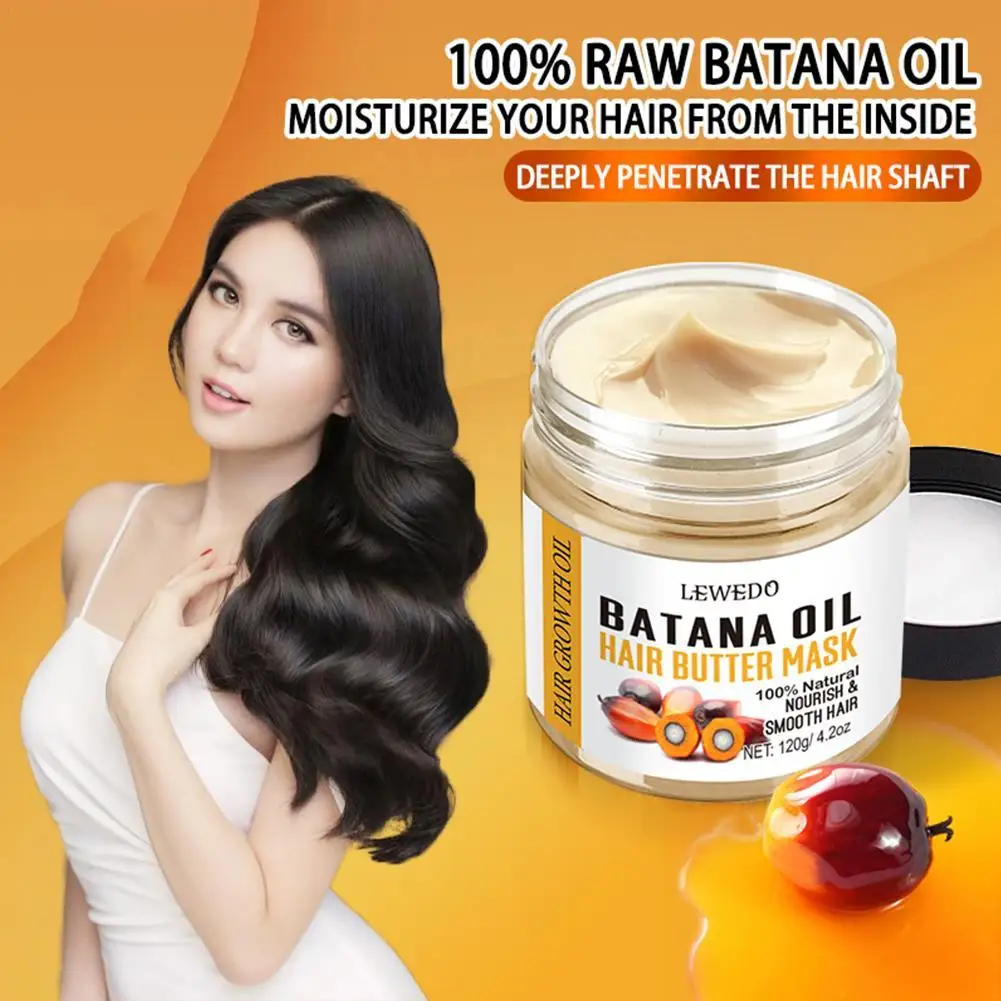 Natürliches 120g reines Batana öl für das Haar wachstum Batana öl Butter Haarmaske von Honda ras Haarausfall Behandlung für schwarze Männer & Frauen