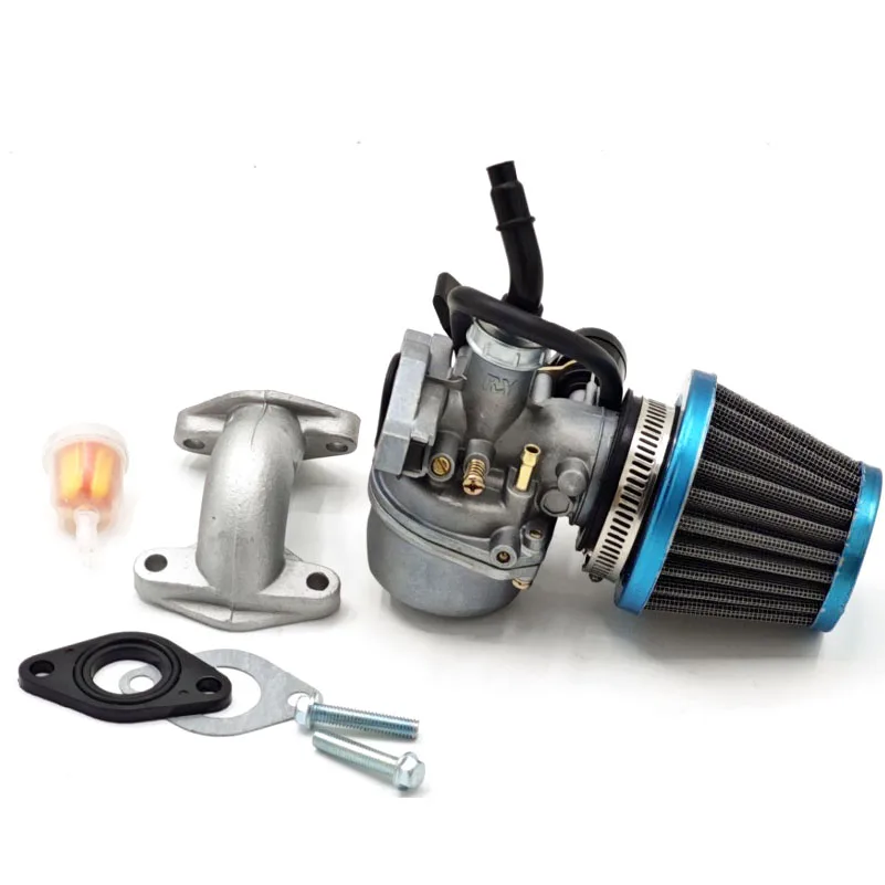 The New Universal Carburetor PZ19 19mm with Air Filter Carburetor for 70 90 110 125cc ATV Quad 4 Wheeler Dirt Bike Motorbike 