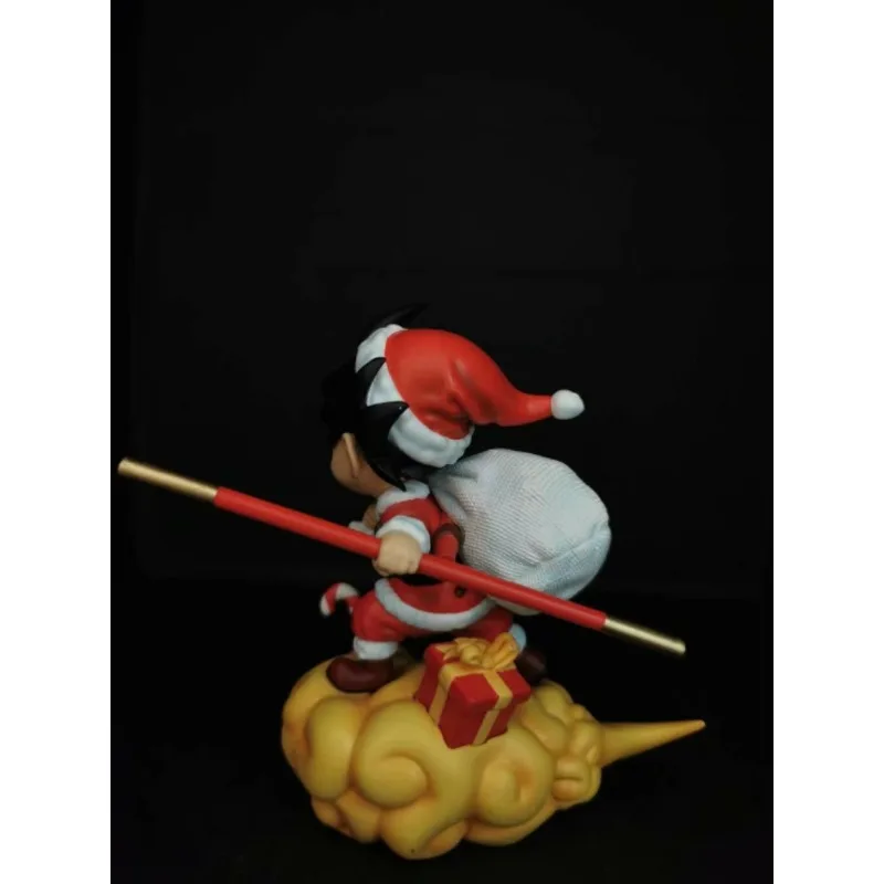 أنيمي نموذج Q-الإصدار عيد الميلاد Wukong يجلس على السحابة وعمل شقلبات، مجموعة صناديق تمثال Wukong الصغيرة #3