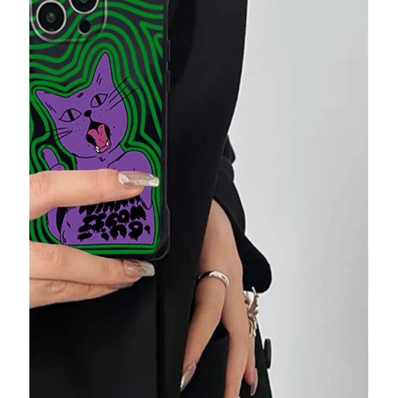 Iphone14 custodia per telefono crossbody Fashion cartoon phone cordino intrecciato 12 custodia per IPhone 11 custodia per iphone 15 pro max iphone 13