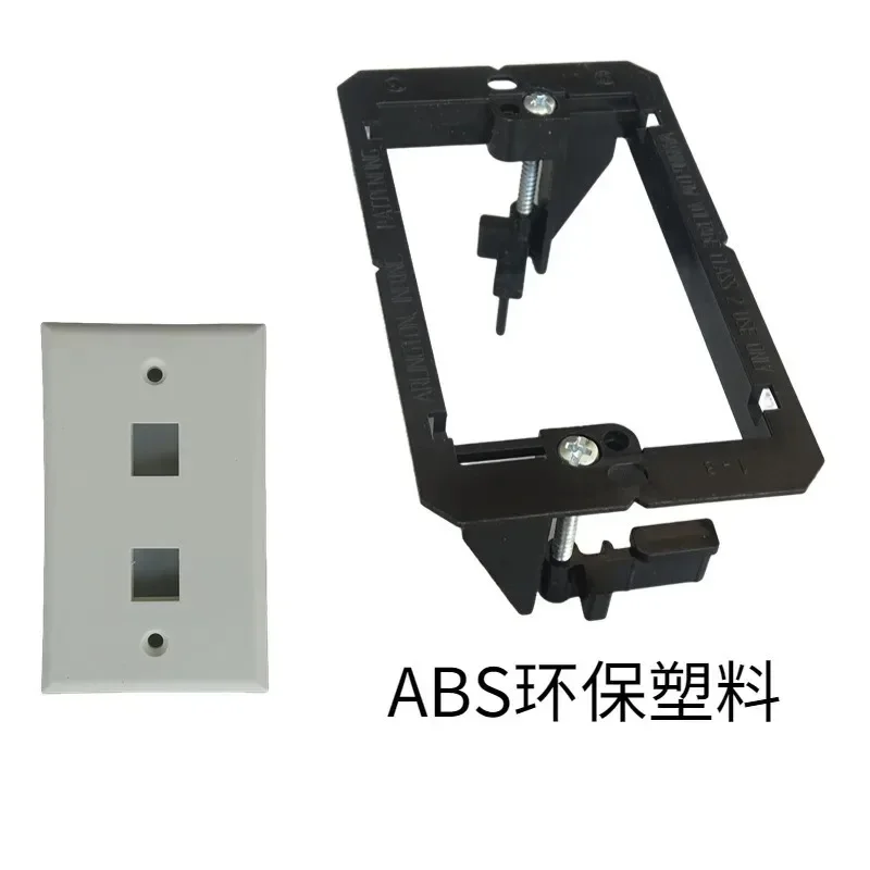 

Pkx For Network Coaxial Speaker Low Voltage Box Single Gang Wall Plate 10 Pack Flush Low Voltage Mounting Bracket