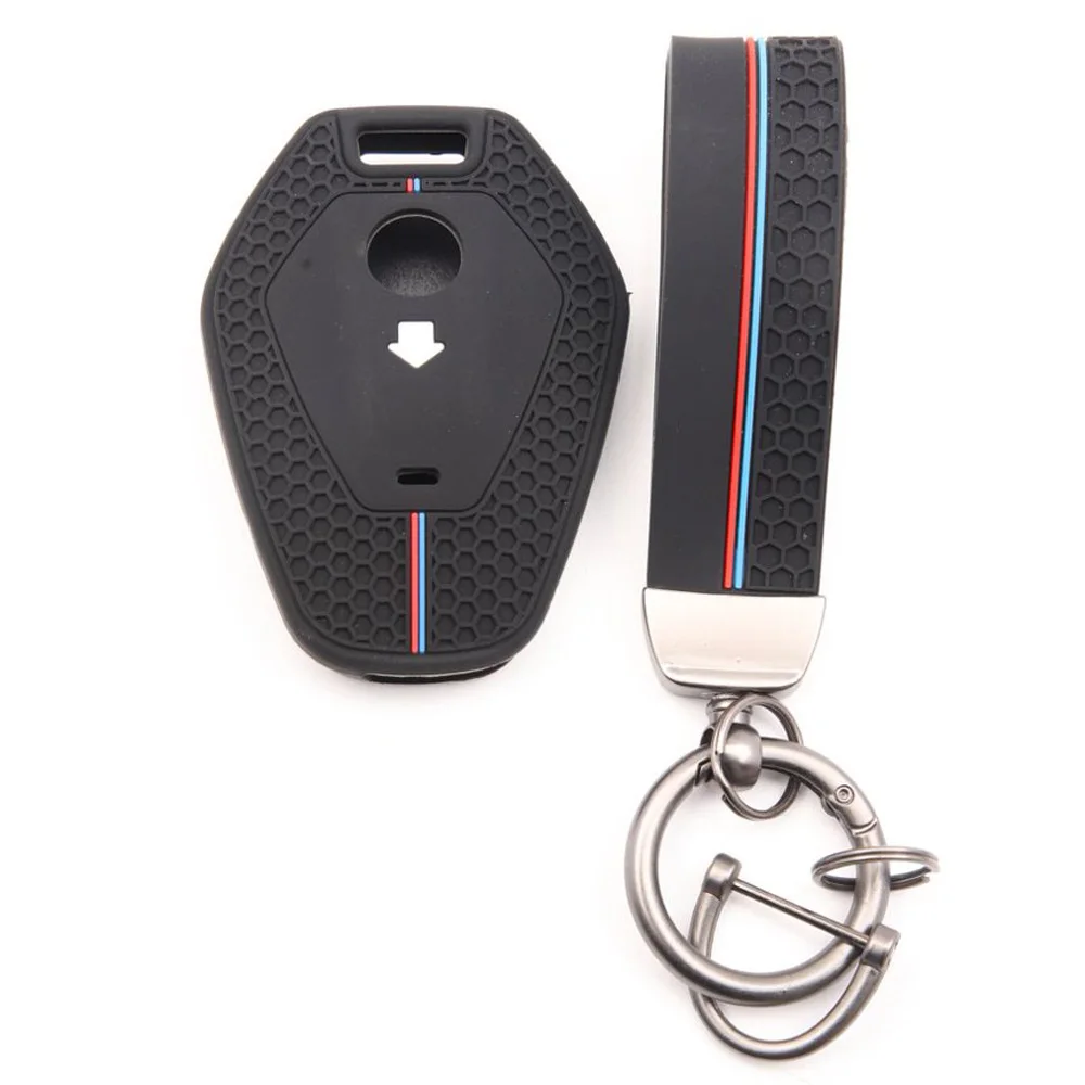 Silicone Motorcycle Remote Key Fob Cover With Keychain for BMW R1300GS R1300 1300GS 2025 R1250GS R1250 ADV Adventure Bike