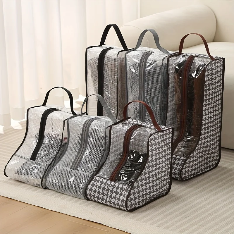 Multifunktionale staubdichte Aufbewahrungstasche für Schuhe, leichte Reise-Schuhtasche mit Reißverschluss