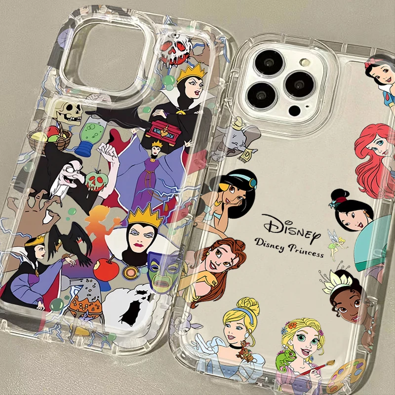 Disney Princess Queen Alice Case for Samsung Galaxy S24 Ultra S23 S22 S21 FE S20 Plus Note 20 10 Pro A34 A54 A33 A53 Clear Cover