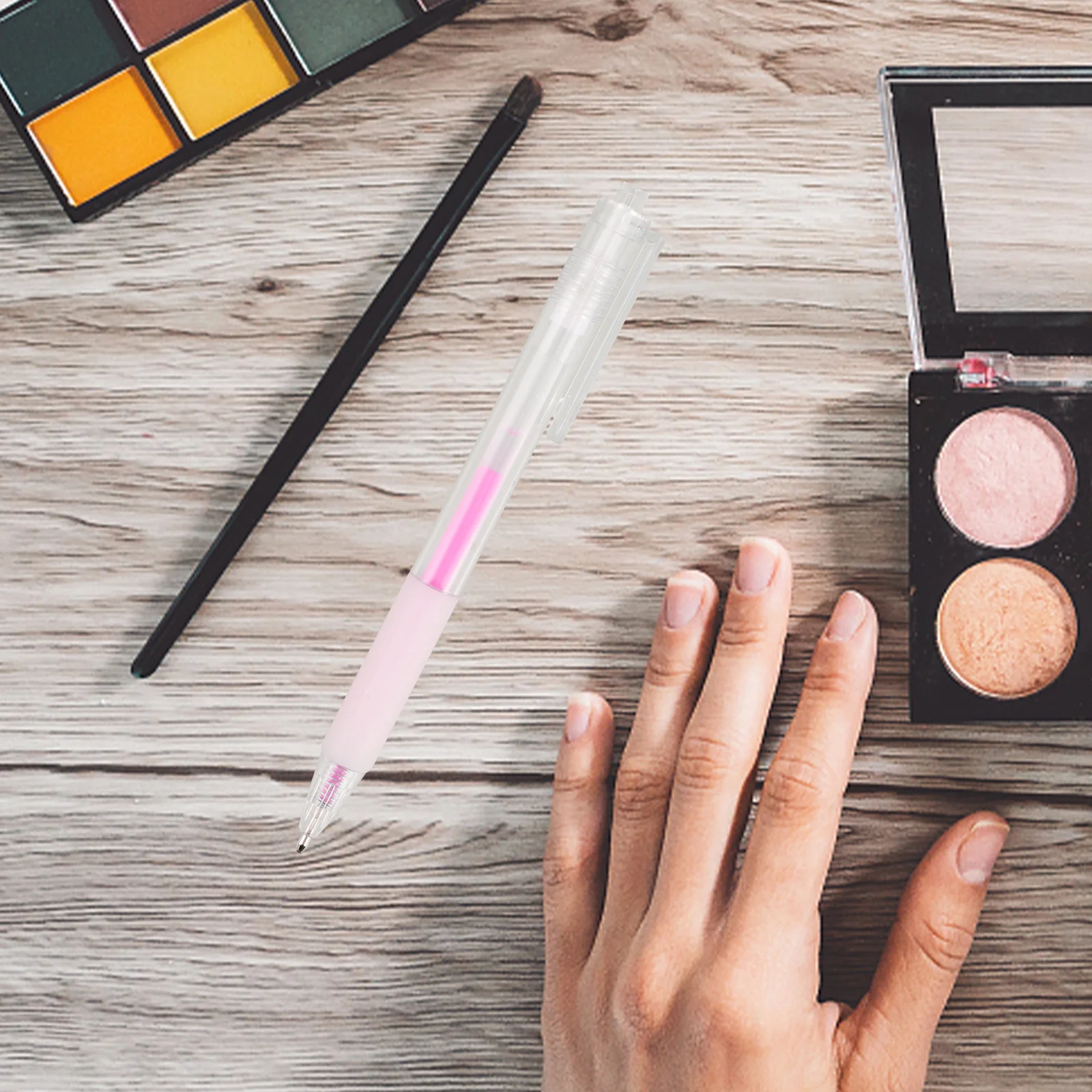 Cosmetici Penna per il posizionamento del tatuaggio delle sopracciglia Strumento ausiliario per matita per sopracciglia