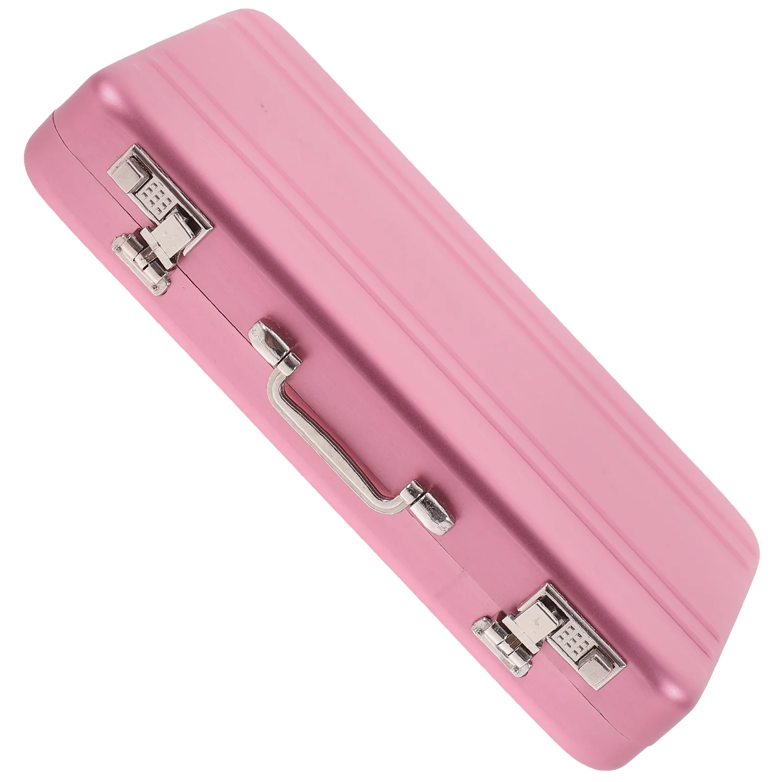 

Snap Closure Card Case Holder Metal Desktop Business Professional Aluminum Portable Cards Container